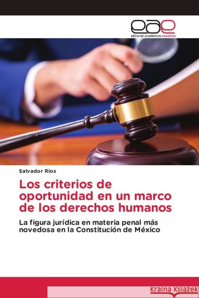 Los criterios de oportunidad en un marco de los derechos humanos Rios, Salvador 9786202160810