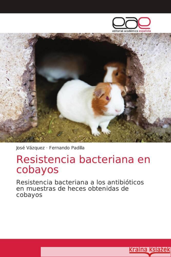 Resistencia bacteriana en cobayos Vazquez, José, Padilla, Fernando 9786202168502