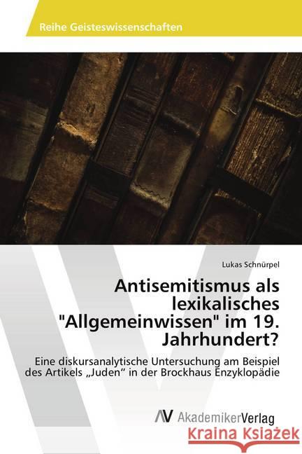 Antisemitismus als lexikalisches 