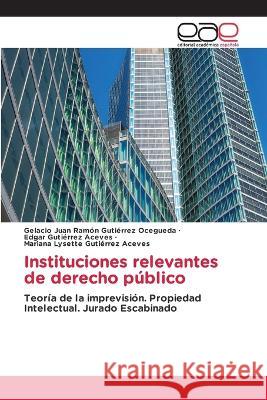 Instituciones relevantes de derecho público Gelacio Juan Ramón Gutiérrez Ocegueda, Edgar Gutiérrez Aceves, Mariana Lysette Gutiérrez Aceves 9786202242233 Editorial Academica Espanola