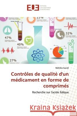 Contrôles de qualité d'un médicament en forme de comprimés Gandi, Mehdia 9786202283106