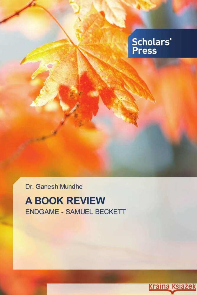 A BOOK REVIEW Mundhe, Dr. Ganesh 9786202303231