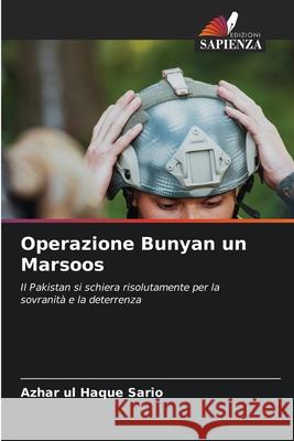 Operazione Bunyan un Marsoos Sario, Azhar ul Haque 9786202376594