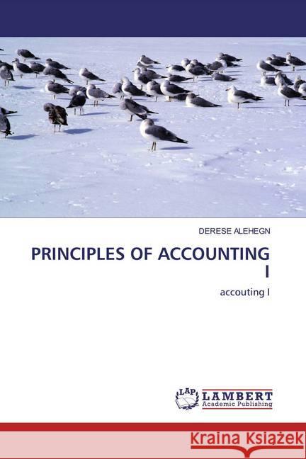 PRINCIPLES OF ACCOUNTING I : accouting I Alehegn, Derese 9786202519830 LAP Lambert Academic Publishing