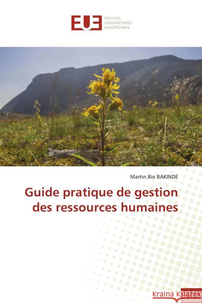 Guide pratique de gestion des ressources humaines BAKINDE, Martin Bio 9786202540599 Éditions universitaires européennes