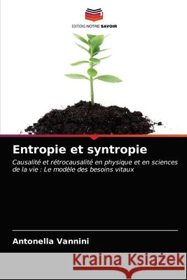 Entropie et syntropie Antonella Vannini 9786202734967