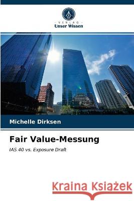 Fair Value-Messung Michelle Dirksen 9786202853262