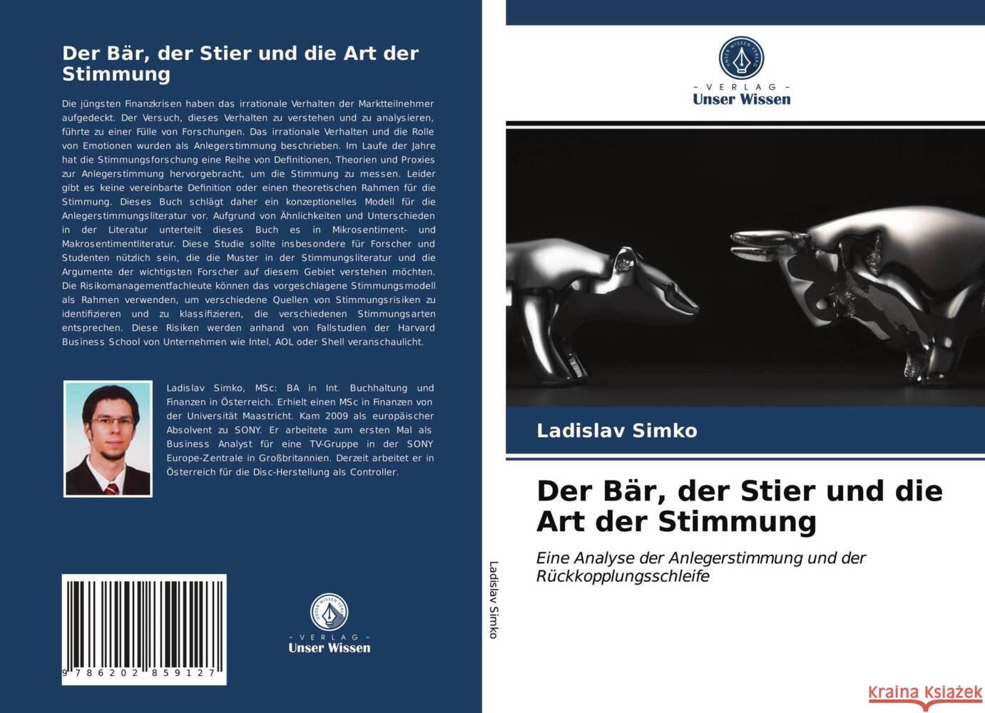 Der Bär, der Stier und die Art der Stimmung Simko, Ladislav 9786202859127