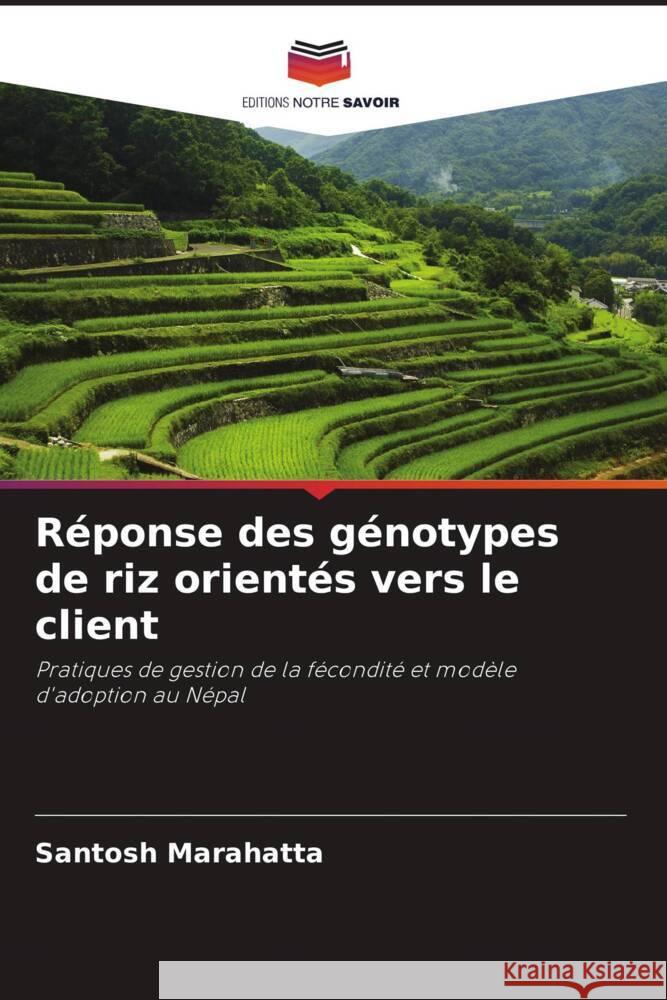 Réponse des génotypes de riz orientés vers le client Marahatta, Santosh 9786202909143