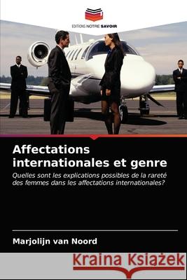 Affectations internationales et genre Marjolijn Va 9786202952774 Editions Notre Savoir