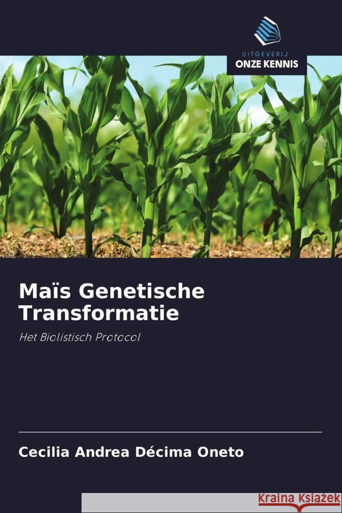 Maïs Genetische Transformatie Décima Oneto, Cecilia Andrea 9786203019537