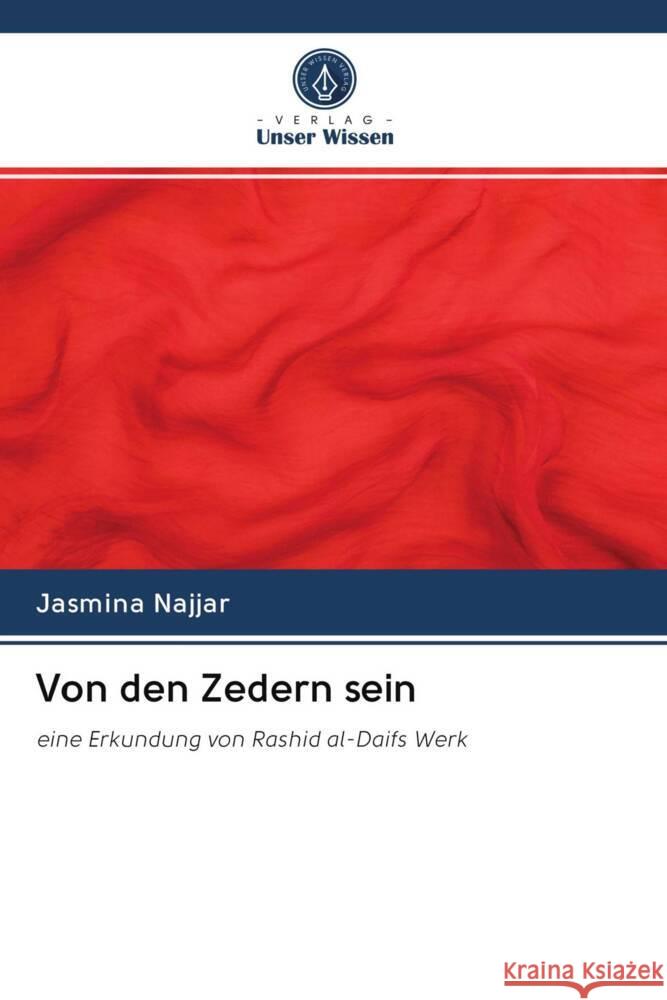 Von den Zedern sein Najjar, Jasmina 9786203023497