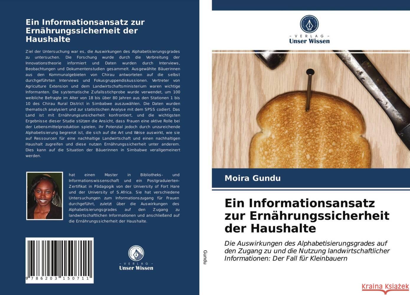 Ein Informationsansatz zur Ernährungssicherheit der Haushalte Gundu, Moira 9786203150711