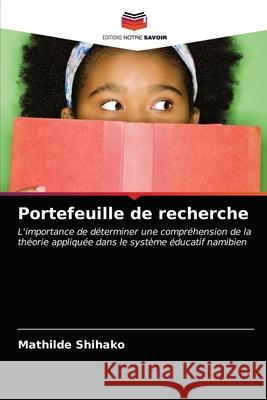 Portefeuille de recherche Mathilde Shihako 9786203247060