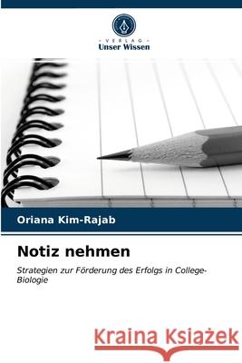 Notiz nehmen Oriana Kim-Rajab 9786203250459