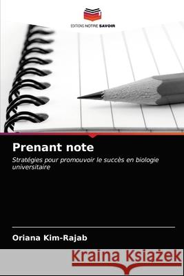 Prenant note Oriana Kim-Rajab 9786203250473