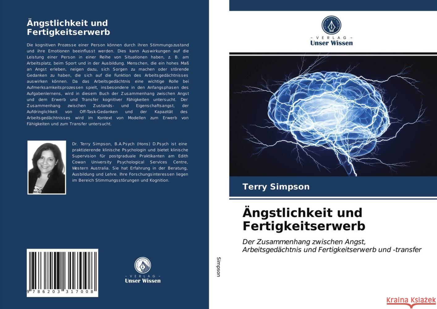 Ängstlichkeit und Fertigkeitserwerb Simpson, Terry 9786203317008