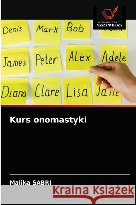 Kurs onomastyki Malika Sabri 9786203384864 Wydawnictwo Nasza Wiedza