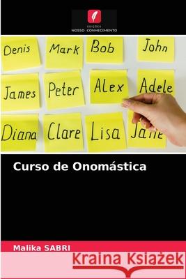 Curso de Onomástica Malika Sabri 9786203384871 Edicoes Nosso Conhecimento