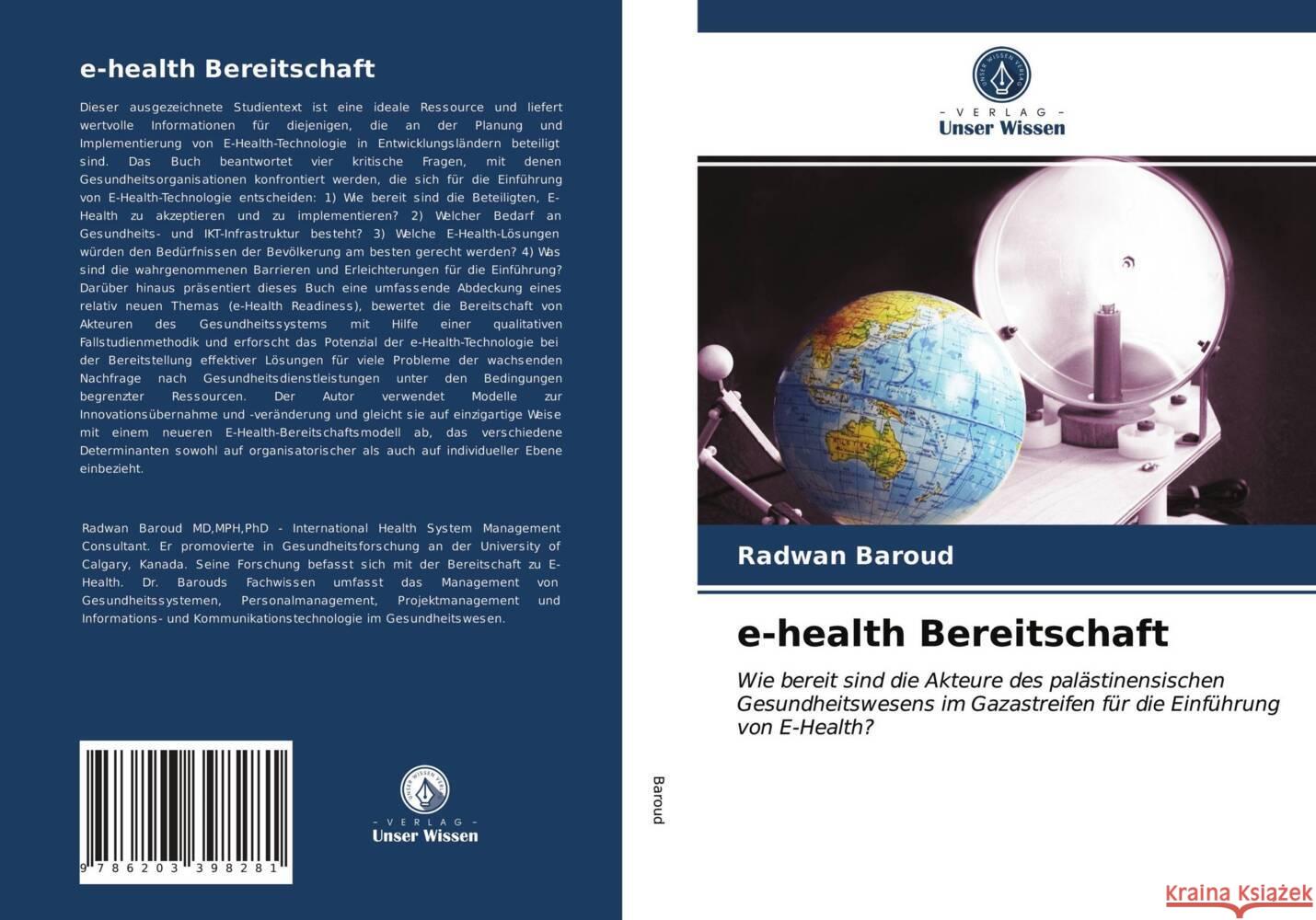 e-health Bereitschaft Baroud, Radwan 9786203398281