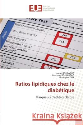 Ratios lipidiques chez le diabétique Bouragba, Imane 9786203426236