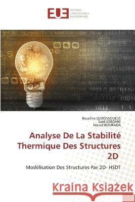 Analyse De La Stabilite Thermique Des Structures 2D Bouchra Elmossouess Said Kebdani Fouad Bourada 9786203455038