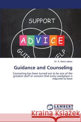 Guidance and Counseling S. Abdul Jabbar 9786203471366 LAP Lambert Academic Publishing