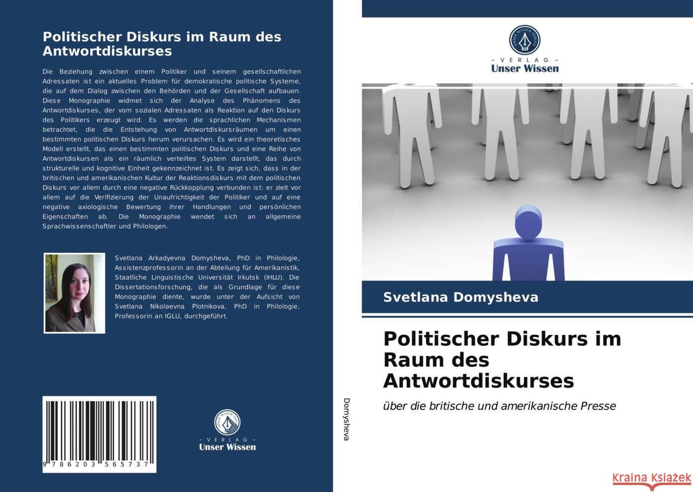 Politischer Diskurs im Raum des Antwortdiskurses Domysheva, Svetlana 9786203565737