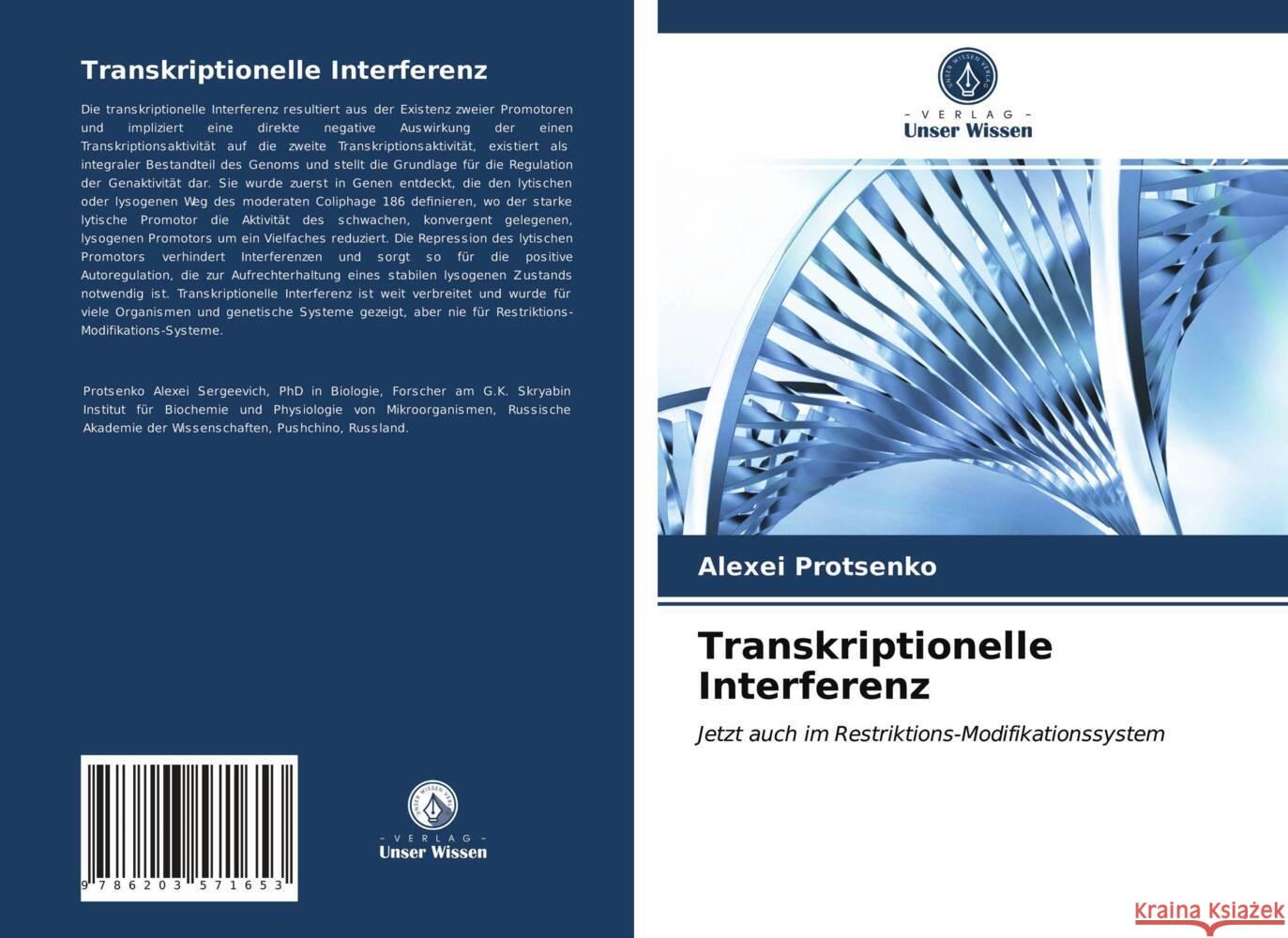 Transkriptionelle Interferenz Protsenko, Alexei 9786203571653