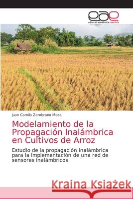 Modelamiento de la Propagación Inalámbrica en Cultivos de Arroz Zambrano Meza, Juan Camilo 9786203587401 Editorial Academica Espanola