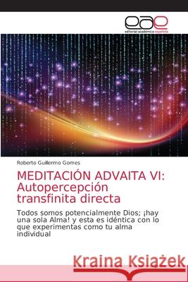 Meditación Advaita VI: Autopercepción transfinita directa Gomes, Roberto Guillermo 9786203588958 Editorial Academica Espanola