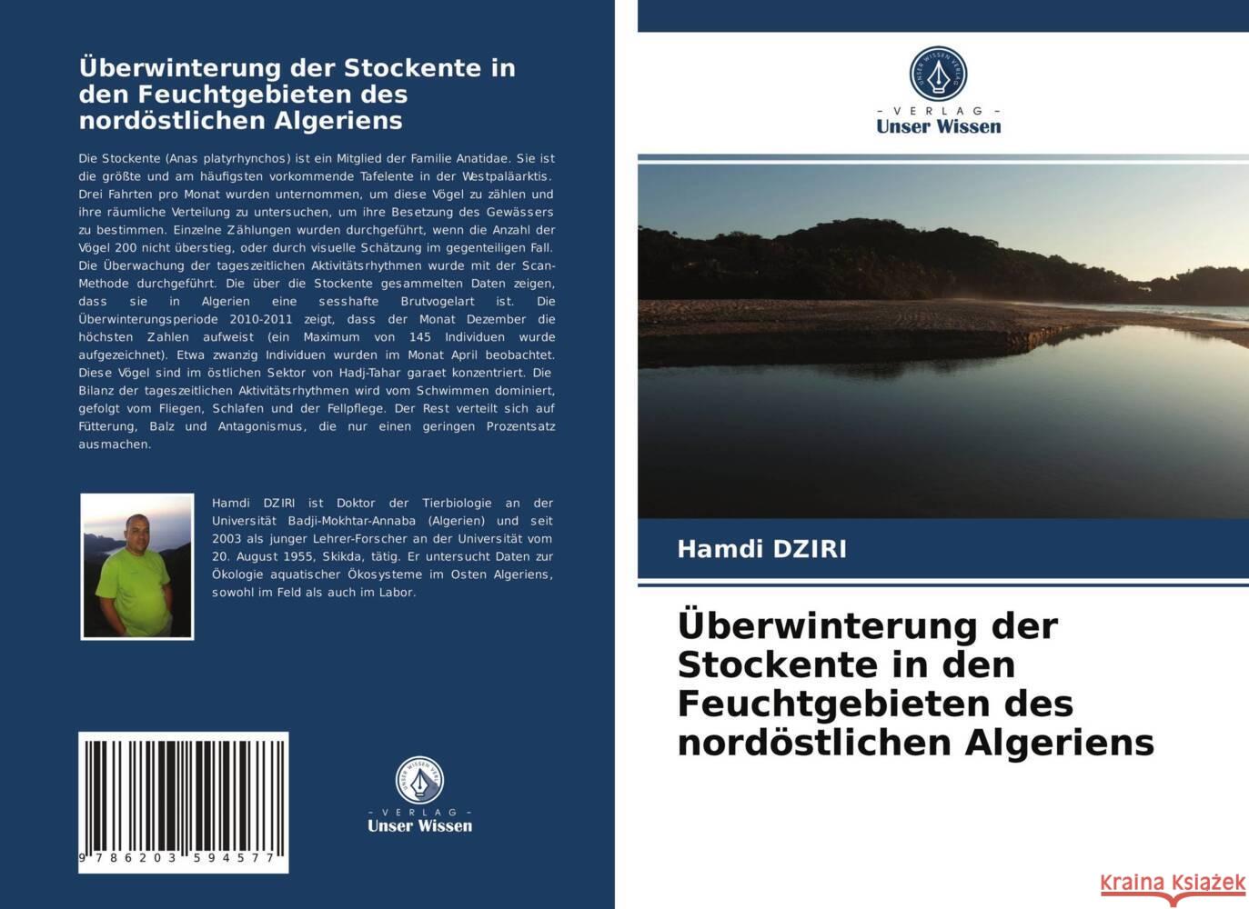 Überwinterung der Stockente in den Feuchtgebieten des nordöstlichen Algeriens Dziri, Hamdi 9786203594577