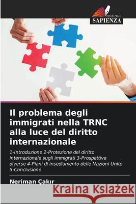 Il problema degli immigrati nella TRNC alla luce del diritto internazionale  9786203701777 Edizioni Sapienza