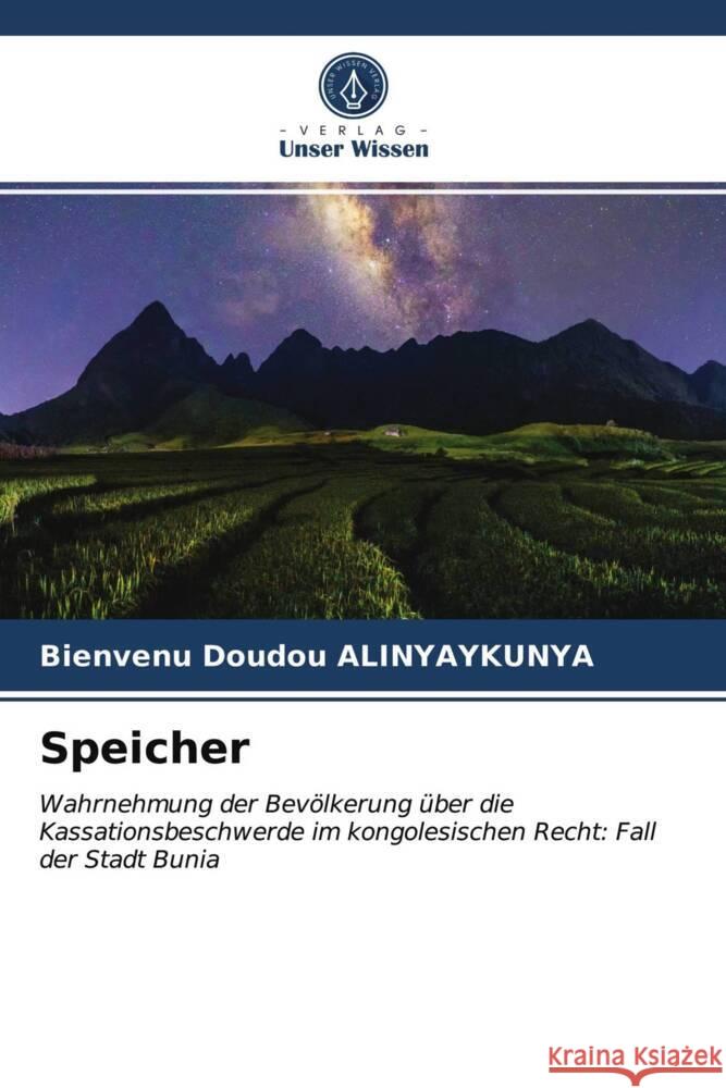 Speicher ALINYAYKUNYA, Bienvenu Doudou 9786203727739 Verlag Unser Wissen