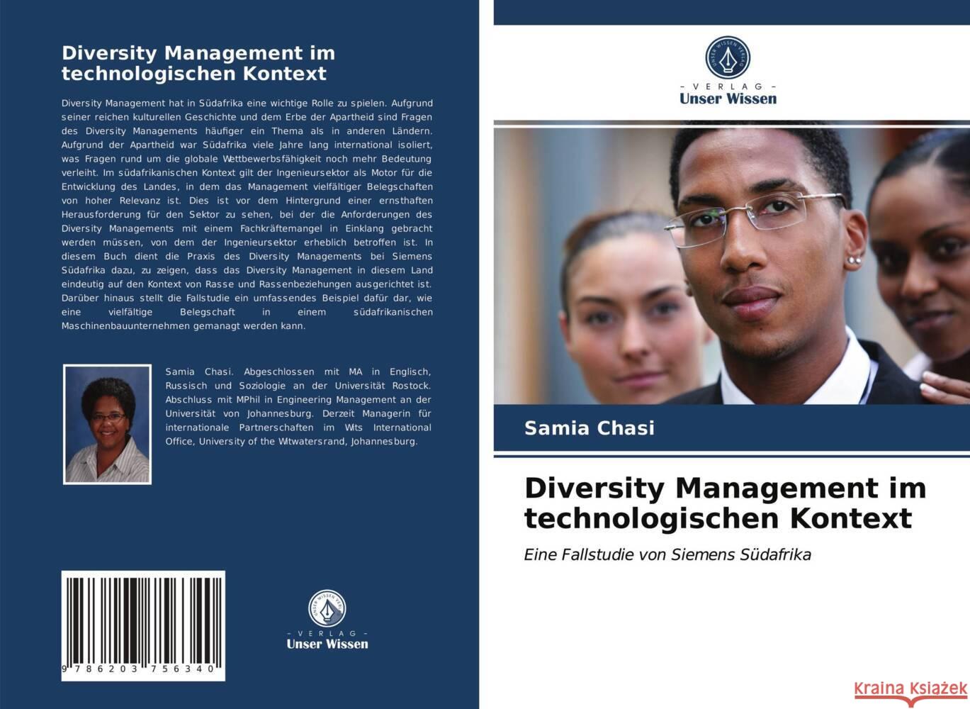 Diversity Management im technologischen Kontext Chasi, Samia 9786203756340