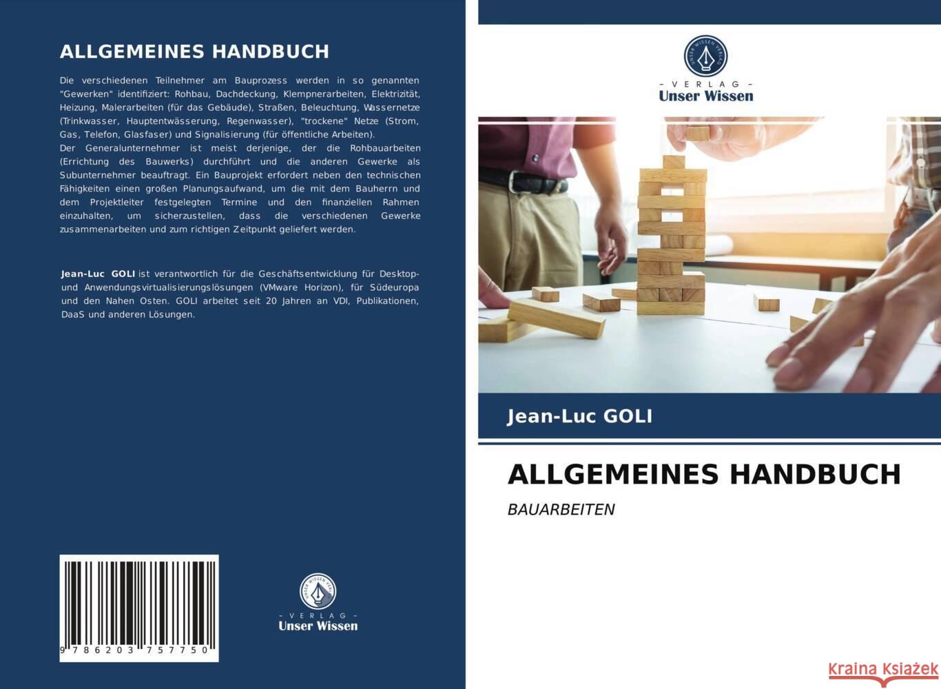 ALLGEMEINES HANDBUCH GOLI, Jean-Luc 9786203757750