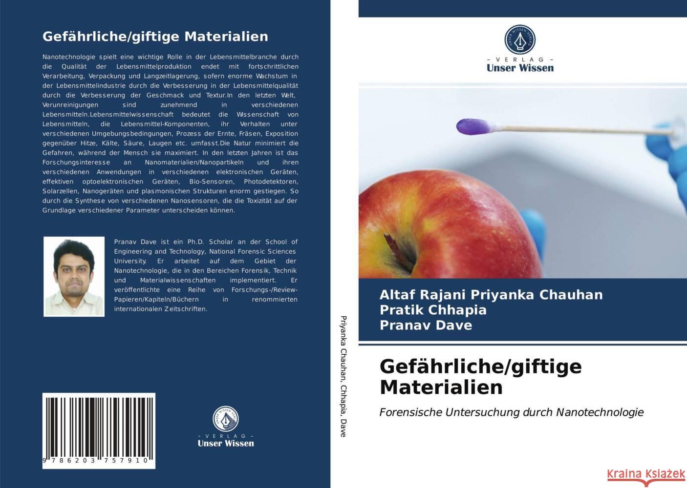 Gefährliche/giftige Materialien Priyanka Chauhan, Altaf Rajani, Chhapia, Pratik, Dave, Pranav 9786203757910