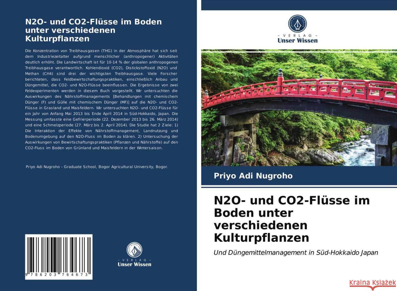 N2O- und CO2-Flüsse im Boden unter verschiedenen Kulturpflanzen Nugroho, Priyo Adi 9786203764673