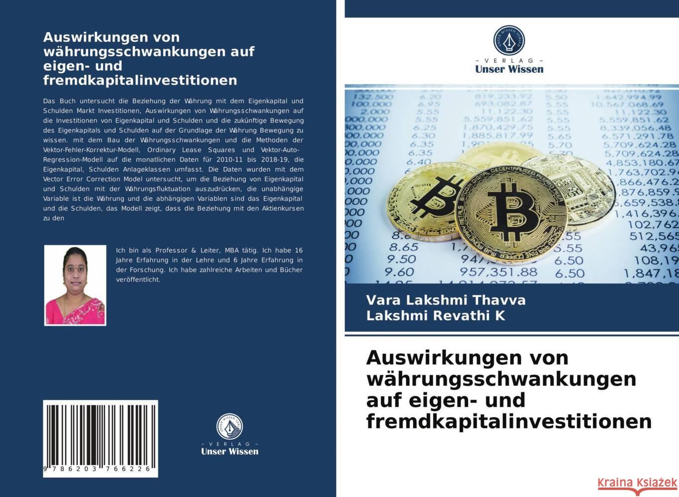 Auswirkungen von währungsschwankungen auf eigen- und fremdkapitalinvestitionen Thavva, Vara Lakshmi, K, Lakshmi Revathi 9786203766226