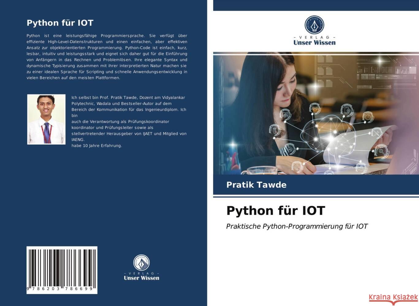 Python für IOT Tawde, Pratik 9786203786699