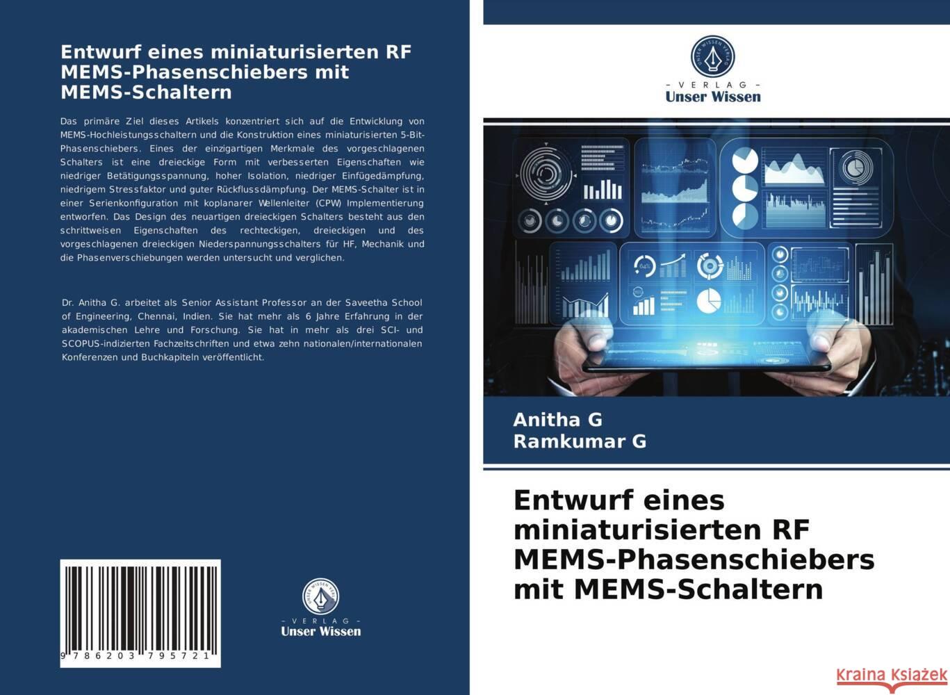 Entwurf eines miniaturisierten RF MEMS-Phasenschiebers mit MEMS-Schaltern G., ANITHA, G, Ramkumar 9786203795721 Verlag Unser Wissen