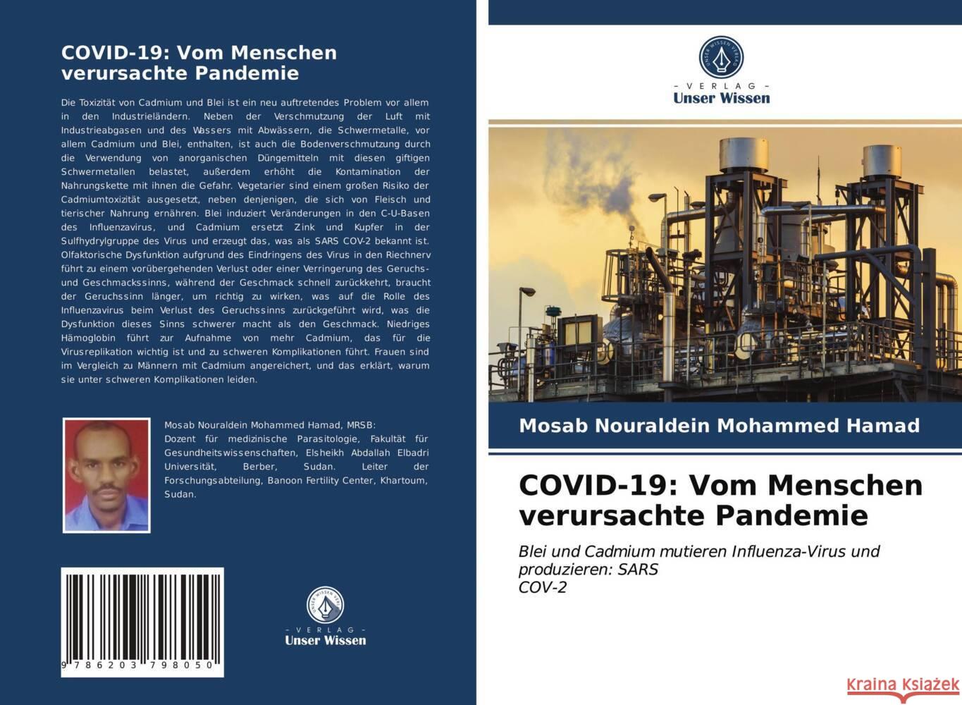 COVID-19: Vom Menschen verursachte Pandemie Nouraldein Mohammed Hamad, Mosab 9786203798050