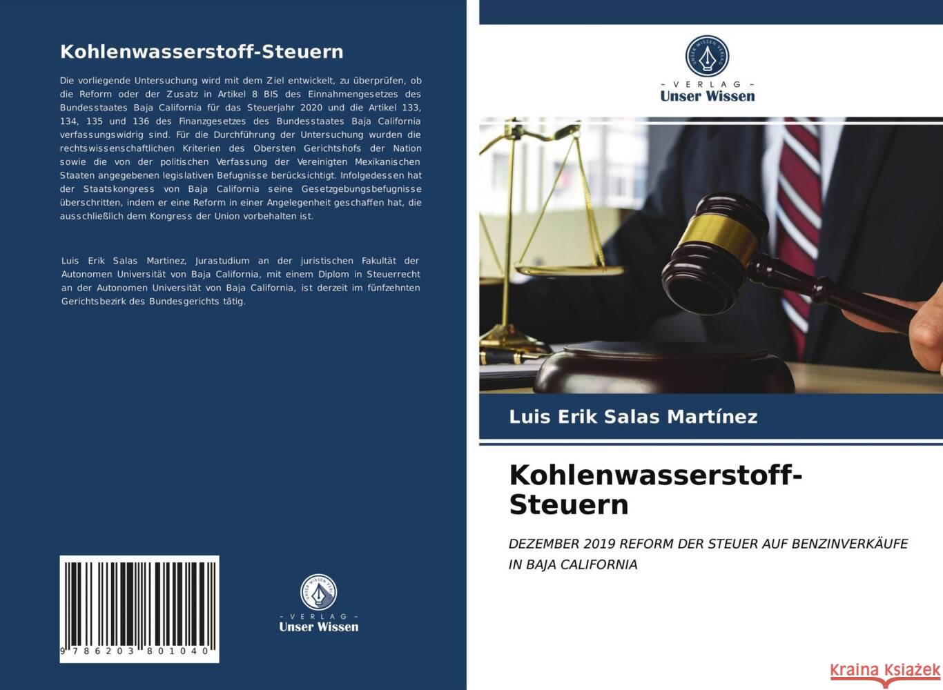 Kohlenwasserstoff-Steuern Salas Martínez, Luis Erik 9786203801040