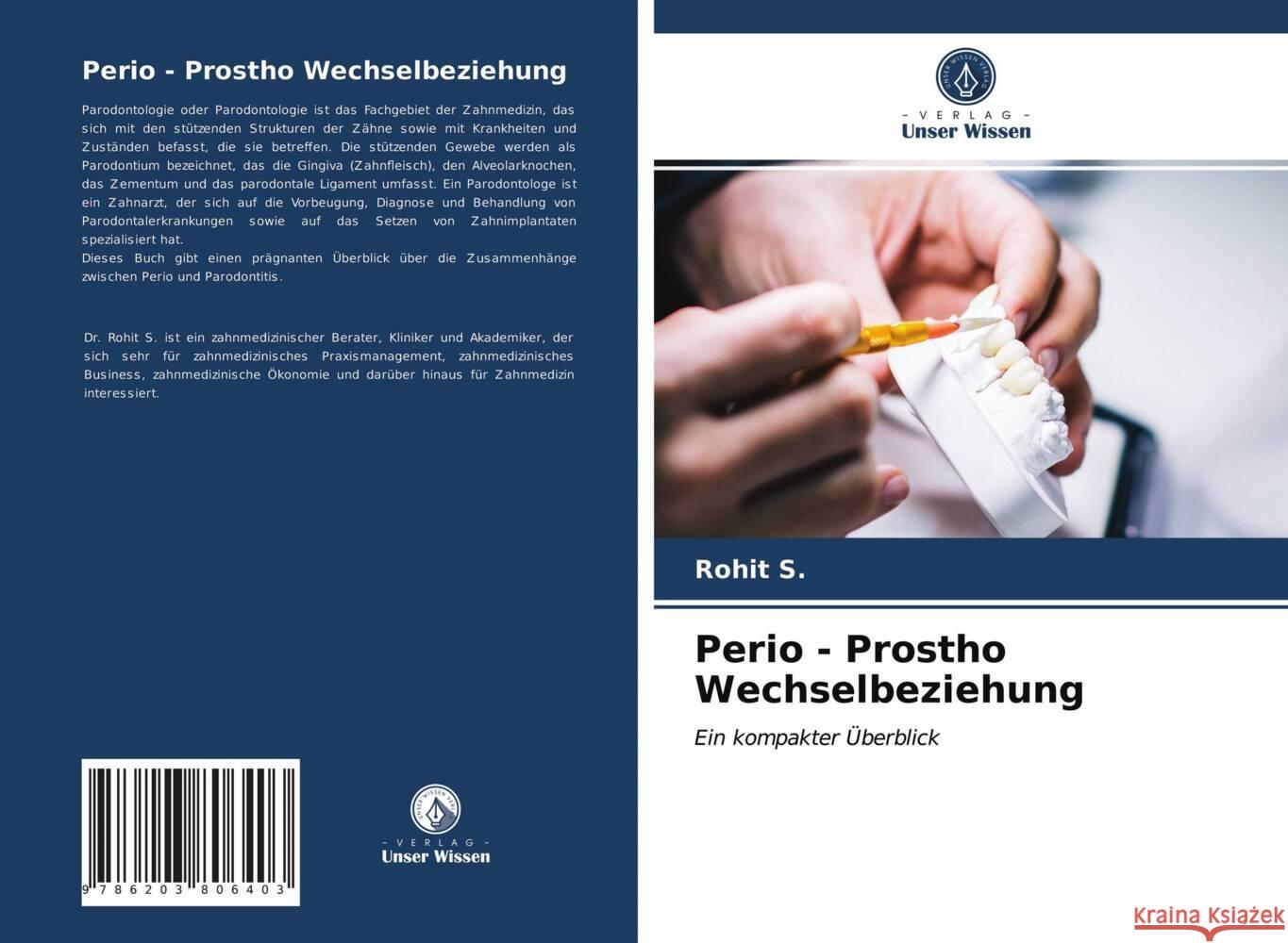 Perio - Prostho Wechselbeziehung S., Rohit 9786203806403