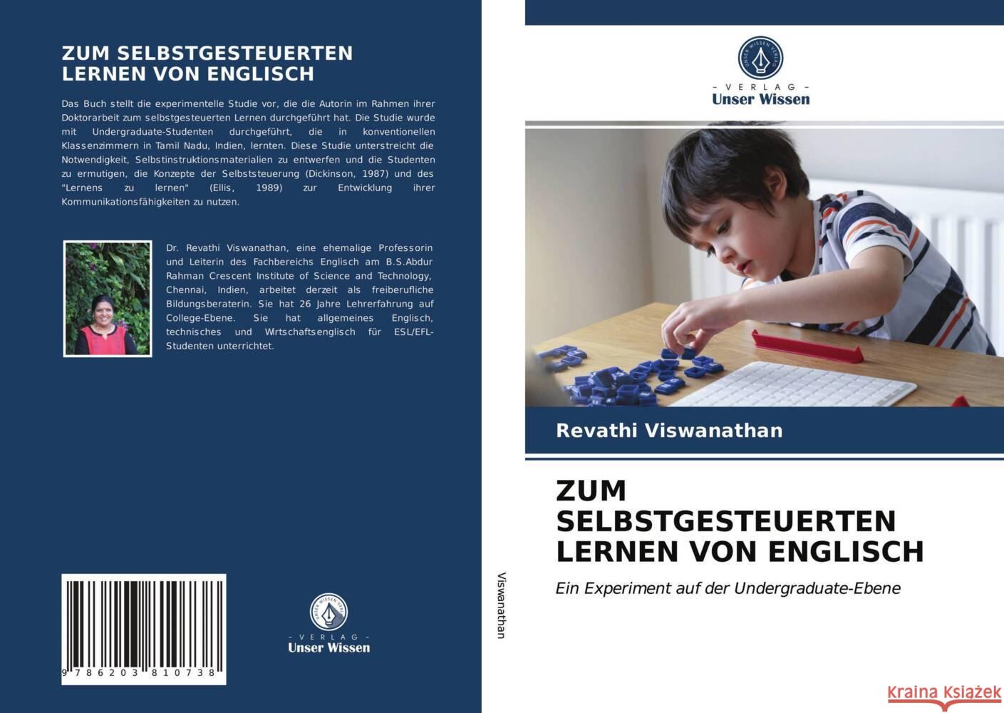 ZUM SELBSTGESTEUERTEN LERNEN VON ENGLISCH Viswanathan, Revathi 9786203810738