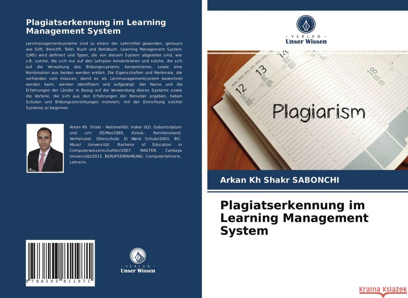 Plagiatserkennung im Learning Management System SABONCHI, Arkan Kh Shakr 9786203811971