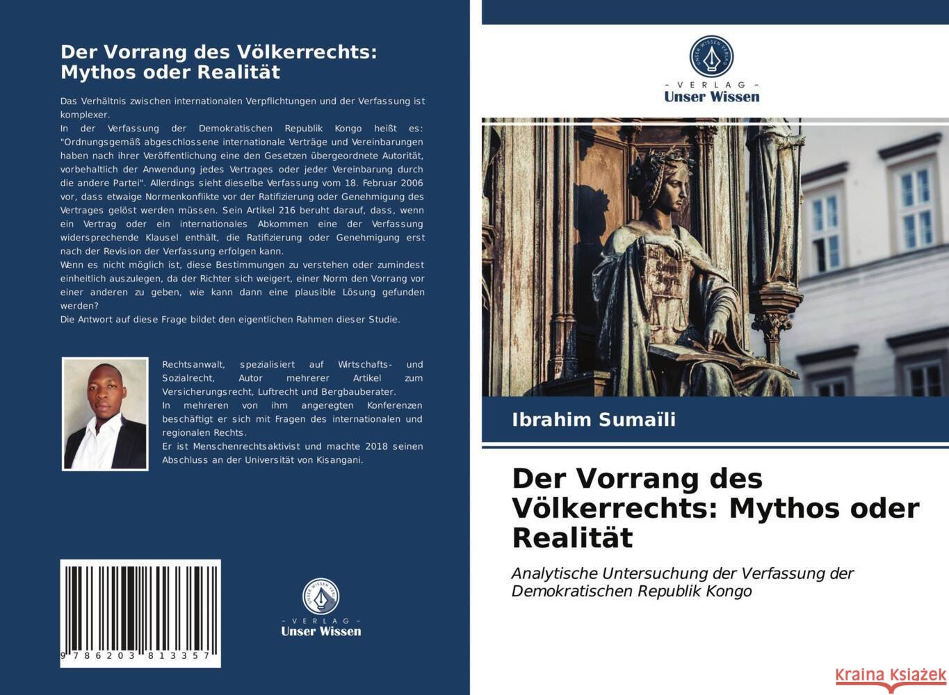 Der Vorrang des Völkerrechts: Mythos oder Realität Sumaïli, Ibrahim 9786203813357