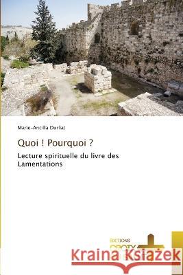 Quoi ! Pourquoi ? Marie-Ancilla Durliat   9786203846218 International Book Market Service Ltd
