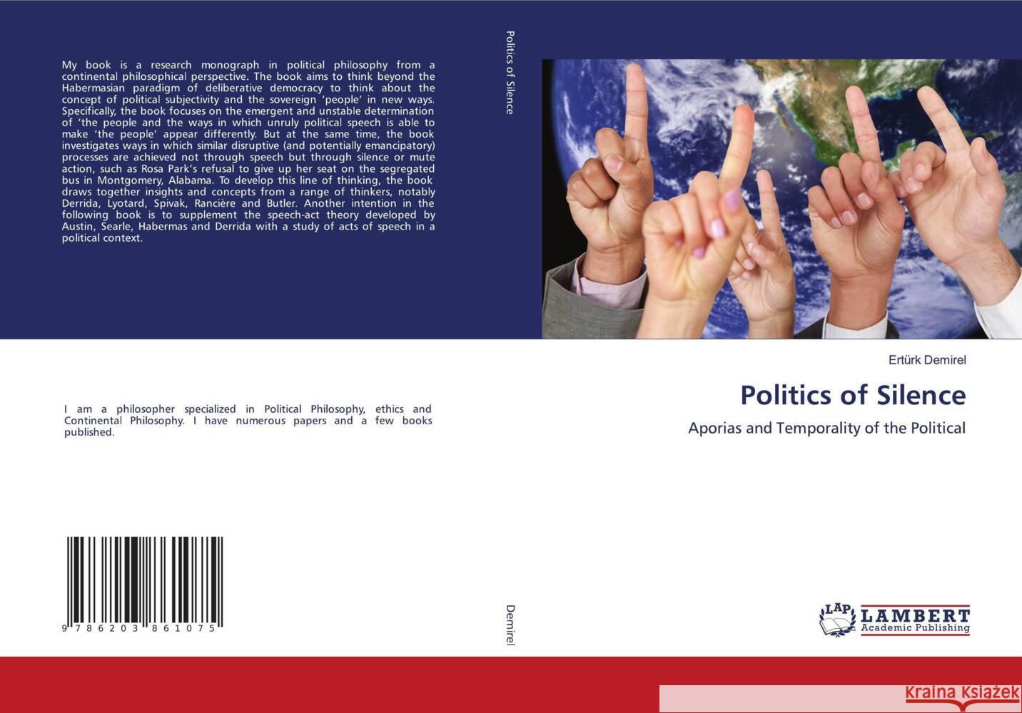 Politics of Silence Demirel, Ertürk 9786203861075