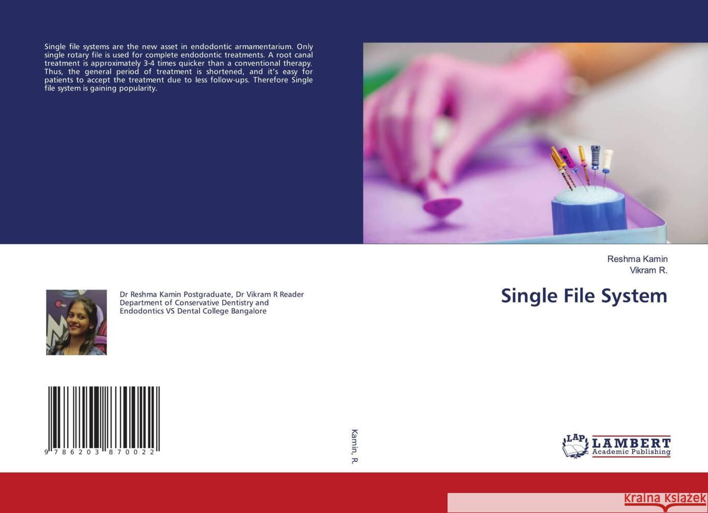 Single File System Kamin, Reshma, R., Vikram 9786203870022 LAP Lambert Academic Publishing